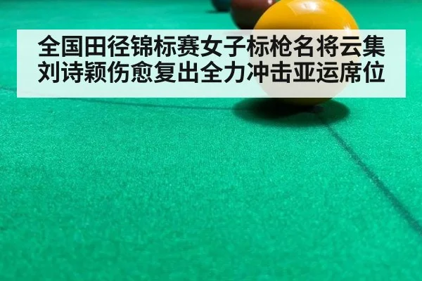 全国田径锦标赛女子标枪名将云集 刘诗颖伤愈复出全力冲击亚运席位